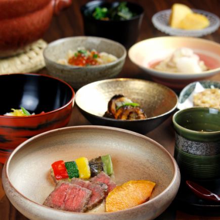 Local Cuisine "Higo" Course [Spicy Lotus Root, Horse Sashimi, Aso Akagyu Beef, etc.] 10 dishes in total with all-you-can-drink for 9,500 yen (tax included)