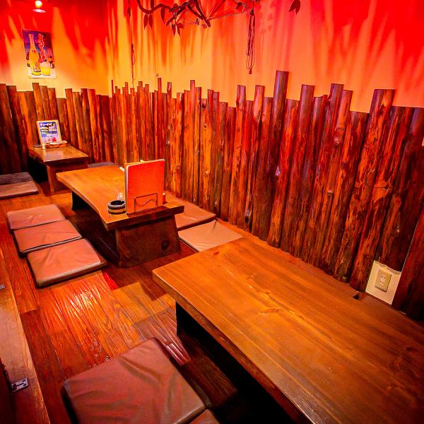 [Zashiki (semi-private room): 4 people x 3 seats] We offer a semi-private room that is perfect for various banquets. It is a popular seat for welcome and farewell parties, gatherings of friends, company drinking parties ♪ favorite course You can also add all-you-can-drink, so please use it.