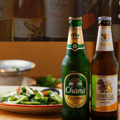 【타이맥주나 칵테일도】