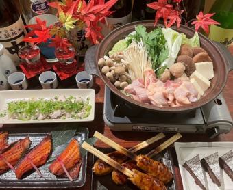 [Selectable Hot Pot♪ Yosenabe Course] 7 dishes in total with 120 minutes of all-you-can-drink for 4,500 yen