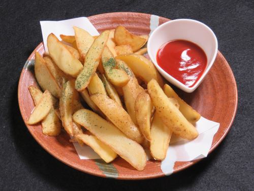 Hokkaido-grown heaping potato fries