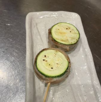 ズッキーニ豚巻き