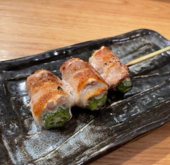 オクラ豚巻き(2本)