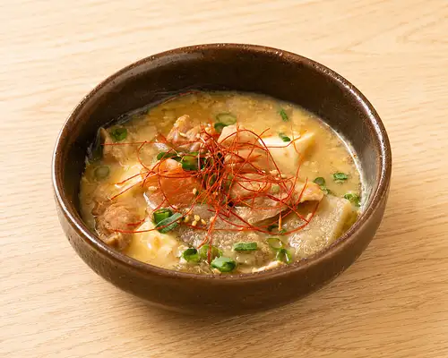 Homemade stewed offal