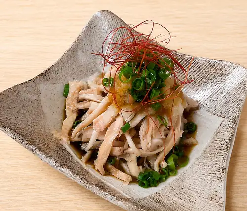 Chicken skin ponzu