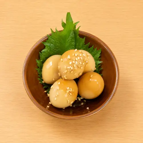Boiled quail eggs