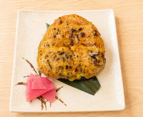 Cheese-grilled rice ball