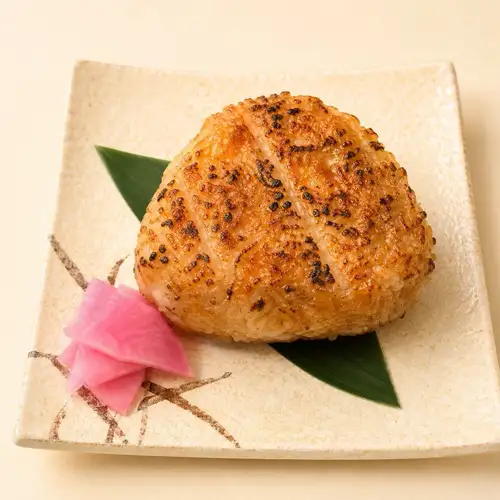 Grilled rice balls