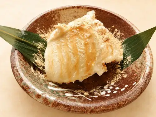 Black honey kinako ice