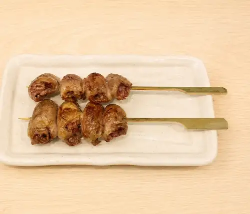 Chicken heart skewers (2 pieces)