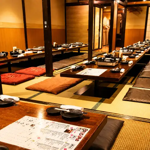 [Maximum 60 people] Sunken seating area