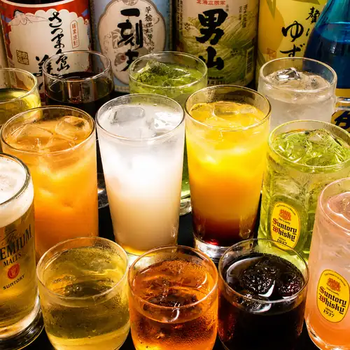 90-minute all-you-can-drink (à la carte): 2200 yen