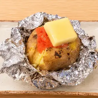 炭烤明太子馬鈴薯配奶油