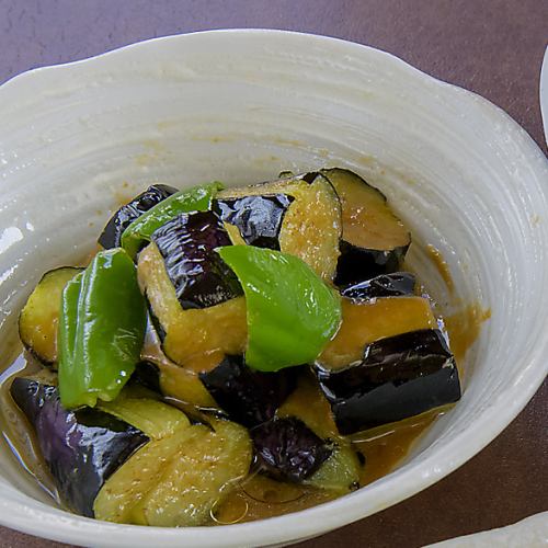 茄子味噌炒め