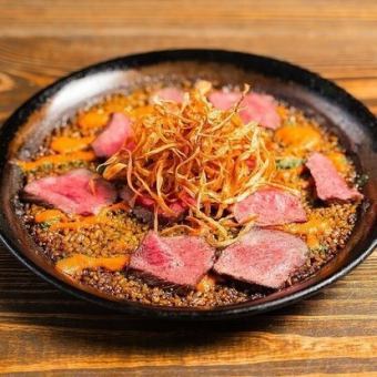 全7品　断トツ人気No.１！2時間飲み放題付き　和牛とカリカリごぼうのパエリアコース◆6,600円