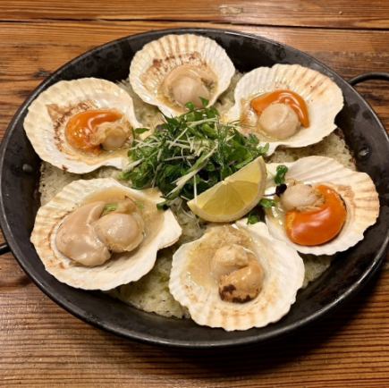 【ご宴会やお食事会に】北海道産ホタテと新生姜のパエリアなど◆◇3時間飲み放題！◇◆　8,800円