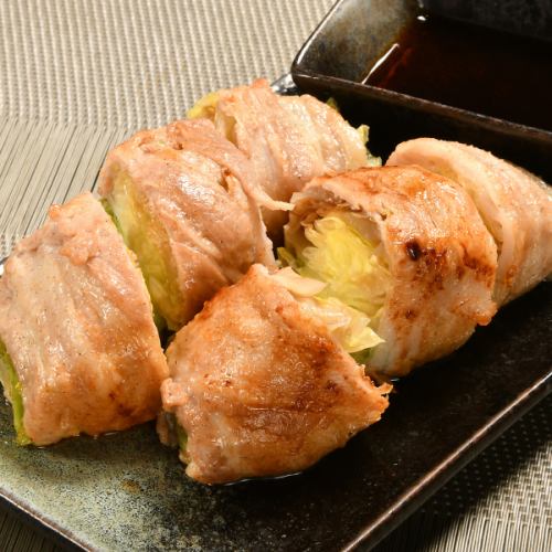 生菜豬肉捲◆583日元
