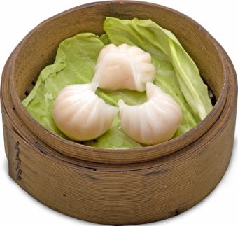 海老入り蒸し餃子