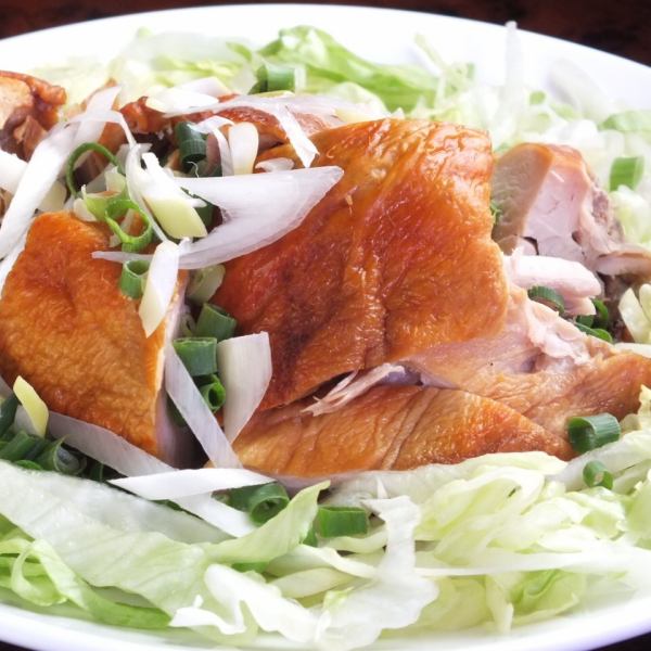 店内で焼いた自家製焼き鶏（半羽・スライス）