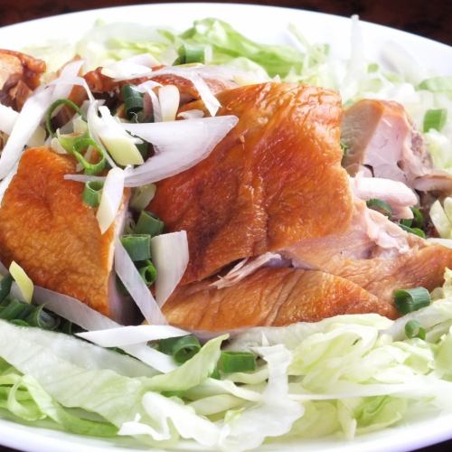 店内で焼いた自家製焼き鶏（半羽・スライス）