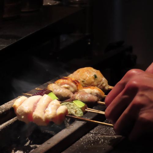 【山形地鶏の焼き鳥を堪能】おまかせ5,280円コース