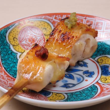 ■17:00~の第一部【OMAKASE 10本】6,800円コース◆焼鳥10本と旬の逸品を愉しむ