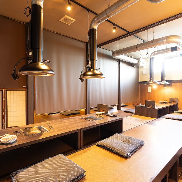 [There is also a tatami room where you can stretch your legs!] There is also a tatami room where you can have a conversation with your friends! It is also possible to reserve it for private use, and reservations can be made for 20 to 26 people! Early reservations are recommended as the seats are popular. ♪