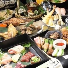 [2小時無限暢飲時間]「25種日本酒無限暢飲！」淡路雞與時令蔬菜等時令蔬菜懷石料理共8道菜品
