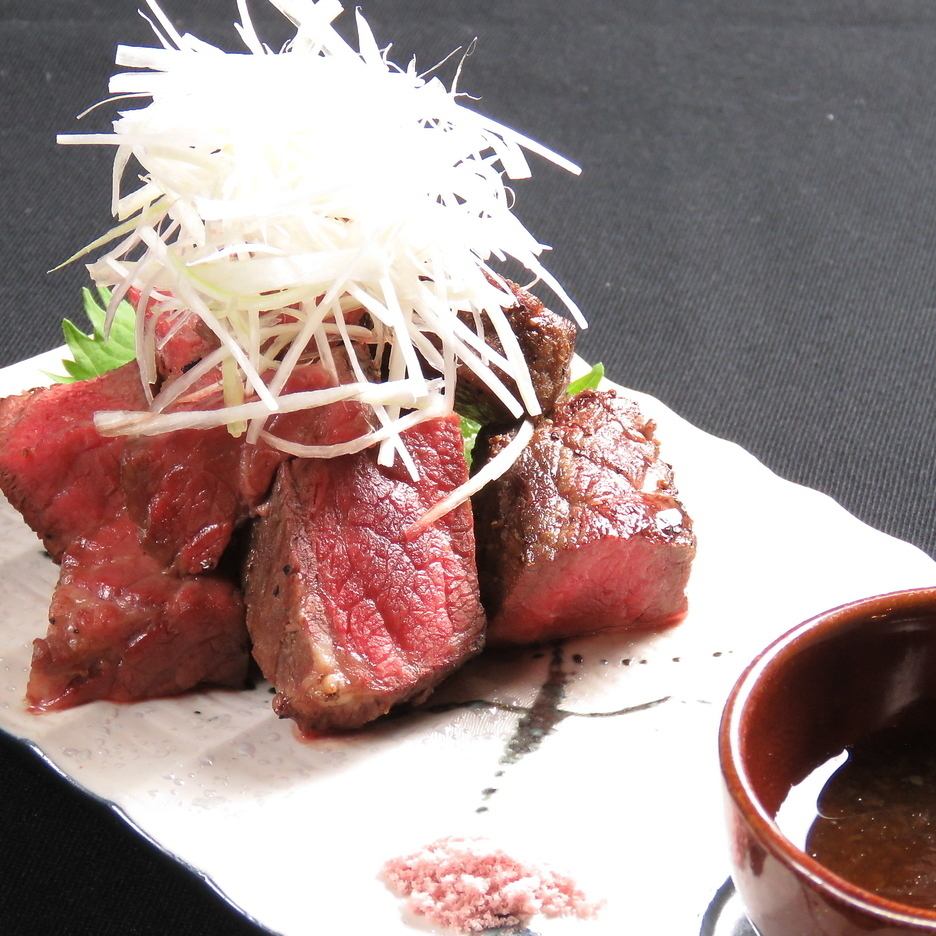 The taste is exquisite! Creative dining light where you can enjoy rare parts of Awa beef!