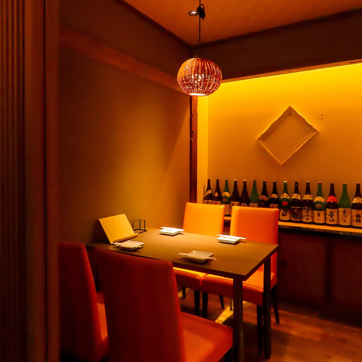 Enjoy delicious food in a completely private room, perfect for a girls' night out!