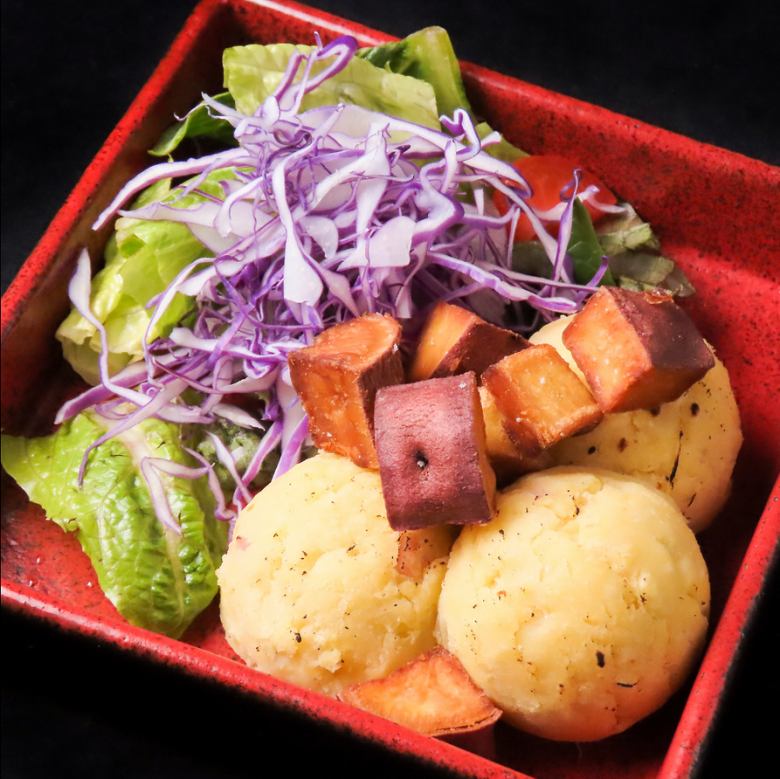 鳴門金時の自家製ポテサラ