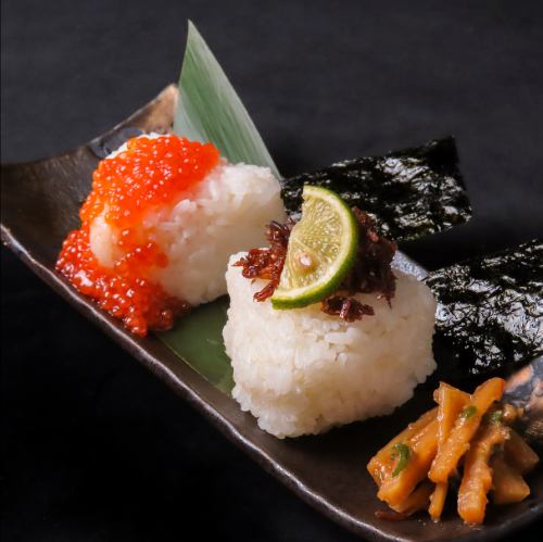 大野海苔のイクラおむすび