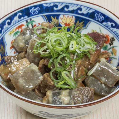 Beef tongue ribs stew in melty miso sauce