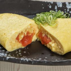 Mentaiko omelet