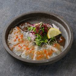 新鮮!!真鯛のカルパッチョ