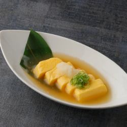 海鮮出汁掛け　出汁巻き玉子