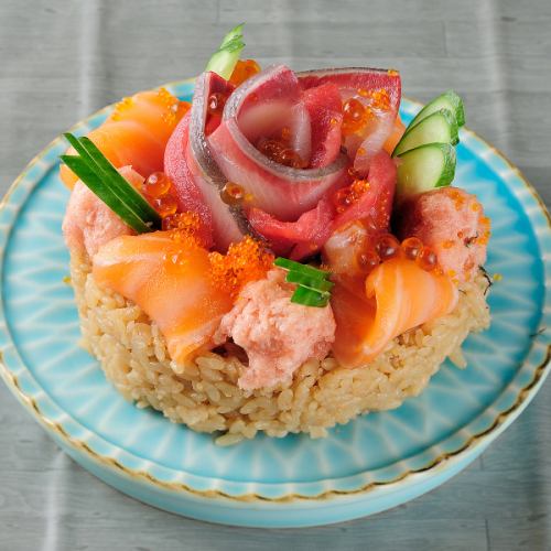 歓送迎会に！お祝い・記念日にも喜ばれる寿司ケーキ♪