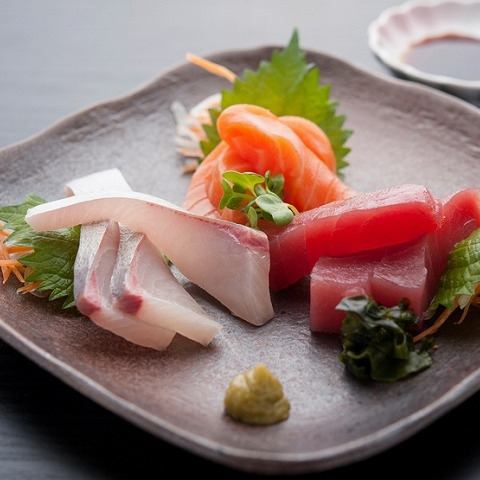 3 kinds of sashimi