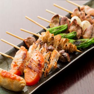 Assorted skewers (3, 5, 7, 10 pieces)