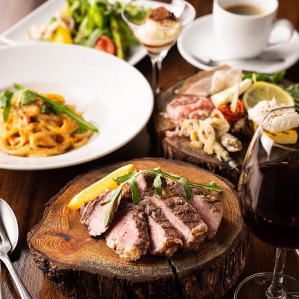 【お料理８品＋２時間飲み放題付き】