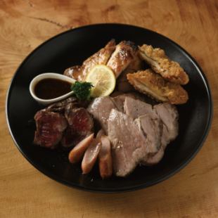 肉の盛り合わせ(4-5人前)