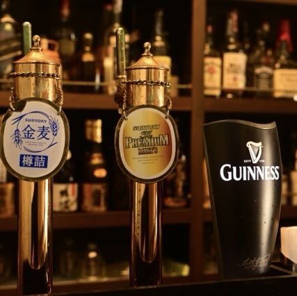 3種類の生ビール置いています◎