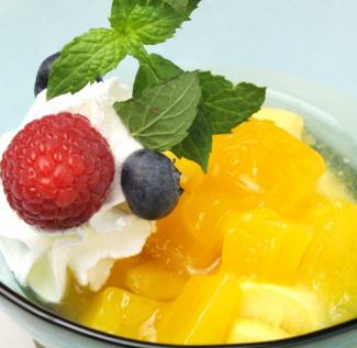 Mango pudding ~with fruit~