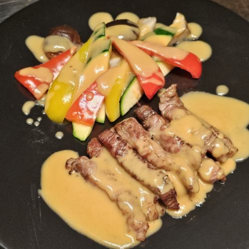 Domestic wagyu steak 150g ~Shaoxing wine butter sauce~