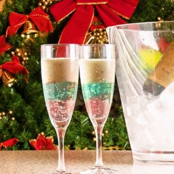 　【2025.12/24・25 クリスマス限定２組】１７時～★★★3時間 飲放付プラン