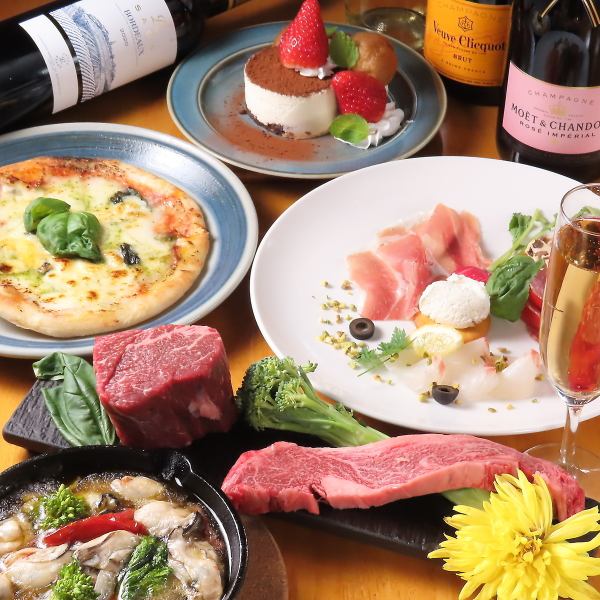 【記念日に◎】大切な人との思いに出ご利用ください。記念日コース5000円☆＋2000円で飲み放題も可