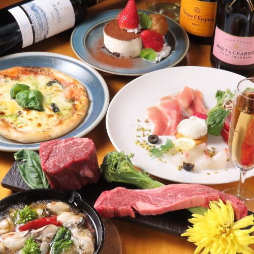 【記念日に◎】大切な人との思いに出ご利用ください。記念日コース5000円☆＋2000円で飲み放題も可
