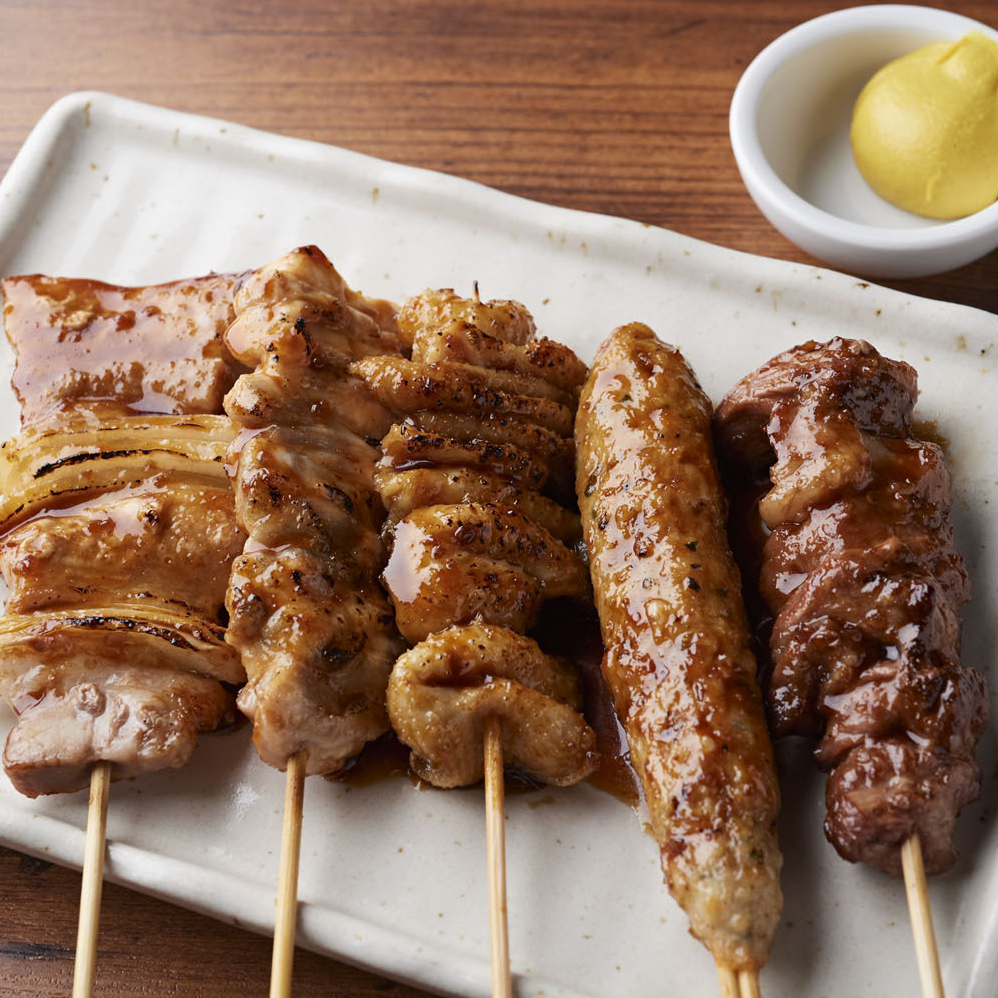 Yakiton and yakitori are 176 JPY (incl. tax) each! You have to order this first!