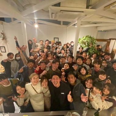 [Can be reserved for up to 25 people! Recommended for wedding after-parties ◎] 2 hours of all-you-can-drink included! Private course 3,500 yen