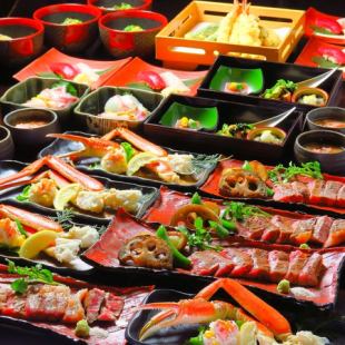 仙台牛ステーキとズワイ蟹を堪能【ステーキコース】2.5時間プレミアム飲放込み8000円⇒7000円